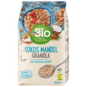 Musli DM BIO Granola kokos i badem 500g slide slika