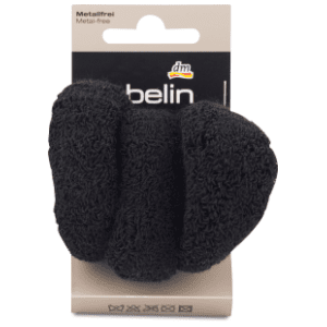 Gumica za kosu EBELIN mekana crna 3kom slide slika