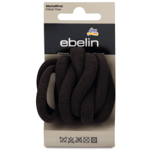 Gumica za kosu EBELIN crna 9kom slide slika
