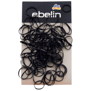 Gumica za kosu EBELIN mini crna 250kom slide slika