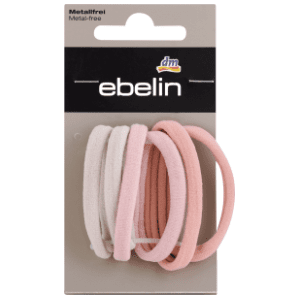 Gumica za kosu EBELIN roza 6kom slide slika