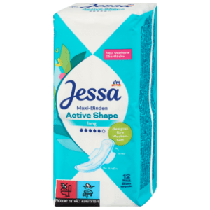 JESSA Active shape maxi ulošci dugi 12kom slide slika