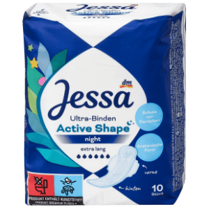 JESSA Active shape ultra noćni ulošci ekstra dugi 10kom slide slika