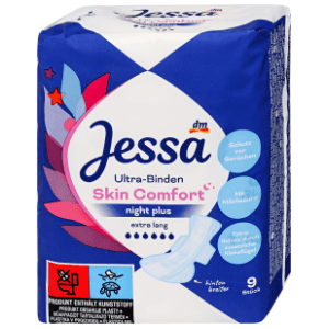 JESSA Skin comfort noćni menstrualni ulošci 9kom slide slika