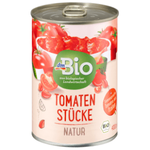 Komadići rajčice DM BIO u soku 400g slide slika