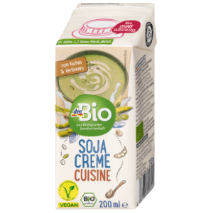 Krema za kuhanje DM BIO na bazi soje organska 200ml slide slika