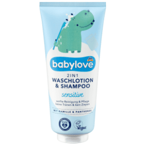 Kupka i šampon BABYLOVE Sensitive 2u1 200ml slide slika