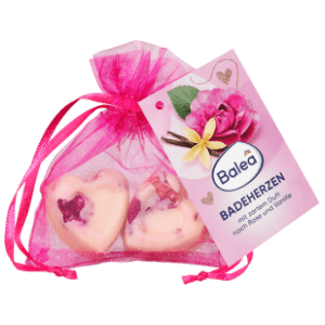 Mirisna srca za kupku BALEA ruža i vanilija 6g slide slika