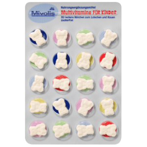 MIVOLIS multivitamini za djecu sa zaslađivačem tablete 14g slide slika