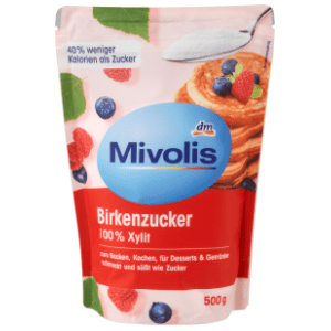 MIVOLIS stolni zaslađivač ksilitol 100% dobiven iz breze 500g slide slika