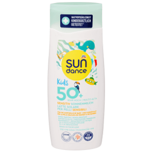 Mlijeko za sunčanje SUNDANCE Kids sensitiv SPF50+ 200ml slide slika