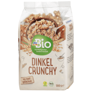 Musli DM BIO Crunchy od pira 500g slide slika