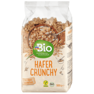 Musli DM BIO hrskavi pečeni sa zobenim pahuljicama 500g slide slika