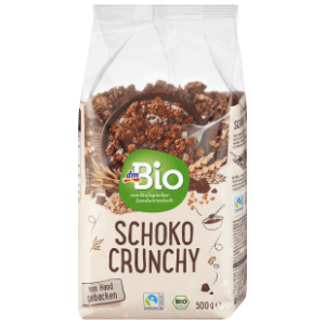 Organski muesli DM BIO čokoladni crunchy 500g slide slika