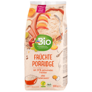 DM BIO zobena kaša voćna 500g slide slika