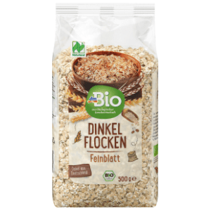 Pahuljice DM BIO od pira mali listići 500g slide slika