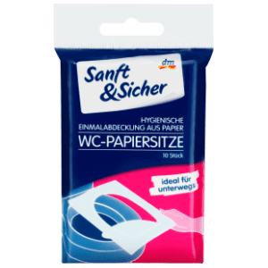 Papirnata navlaka za WC školjku SANFT&SICHER 10kom slide slika