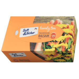 Papirnate maramice SOFT&SICHER balzam kutija 4 sloja 120 kom slide slika