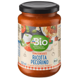 Umak od rajčice DM BIO Ricotta Pecorino 325ml slide slika