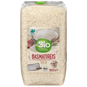 Riža DM BIO bijeli basmati 1kg slide slika