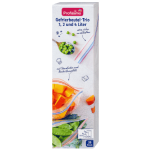 PROFISSIMO vrećice za zamrzivač Trio 1l, 2l, 4l 20kom slide slika