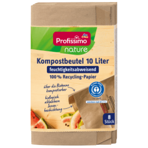 PROFISSIMO papirnate vrećice za biootpad nature 10l 8kom slide slika