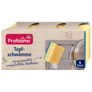 PROFISSIMO spužva za pranje posuđa 6kom slide slika