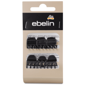Ukosnica za kosu EBELIN mala crna 6kom slide slika