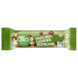 Štanglica DM BIO lješnjak indijski oraščić i pistacija 35g slide slika