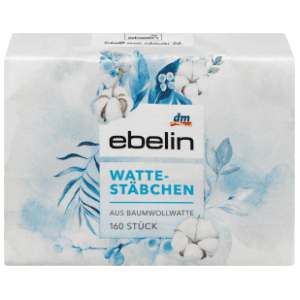 Štapići za uši EBELIN 160kom slide slika