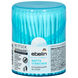 Štapići za uši EBELIN vatenirani 160kom (više vrsta) slide slika