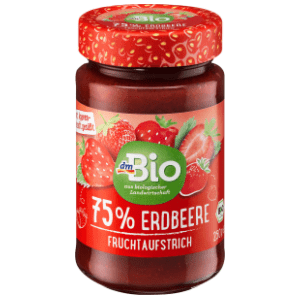 Voćni namaz DM BIO 75% jagoda 250g slide slika