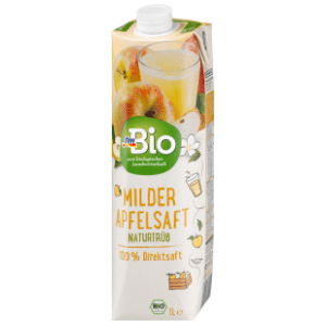 Voćni sok DM BIO jabuka 100% 1l slide slika