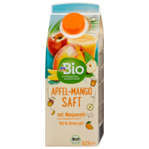 Voćni sok DM BIO jabuka mango 100% 750ml slide slika
