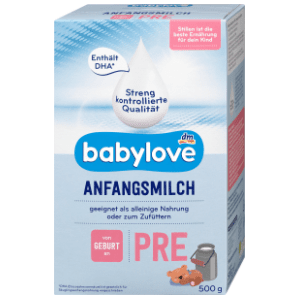 Zamjensko mlijeko BABYLOVE od rođenja 500g slide slika