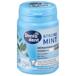 Žvakaće gume DONTODENT Strong mint 50kom slide slika