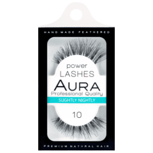 AURA Power lashes umjetne trepavice 10 slightly nightly slide slika
