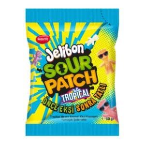 Gumeni bomboni KENT sour patch tropical 80g slide slika