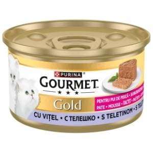 GOURMET Junior gold hrana za mačke teletina 85g slide slika