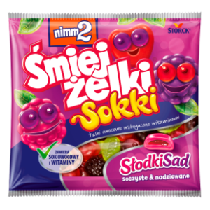 Gumeni bomboni NIMM2 crveno voće 90g slide slika