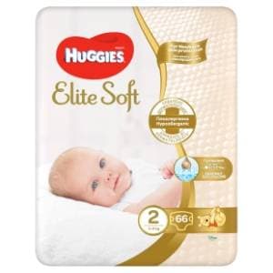 HUGGIES pelene Elite Soft 2 66kom slide slika