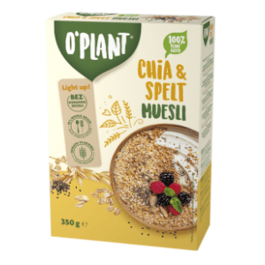 Musli O'PLANT Chia&spelta 350g slide slika