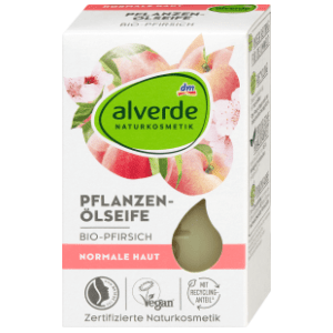 ALVERDE breskva sapun s biljnim uljima 100g slide slika