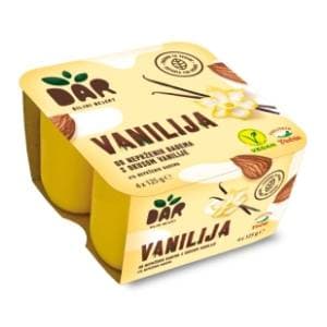 DAR biljni desert vanilija 4x125g slide slika