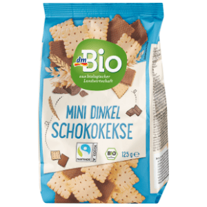 DM BIO mini keks od pira i čokolade 125g slide slika