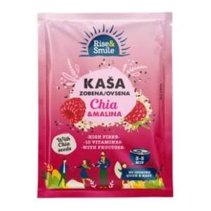 RISE&SMILE zobena kaša chia sjemenke i malina 65g slide slika