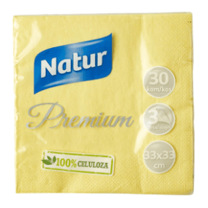 Salvete NATUR Premium žute 3sloja 30kom slide slika