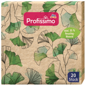 Salvete PROFISSIMO Ginko list reciklirane 2sloja 20kom slide slika