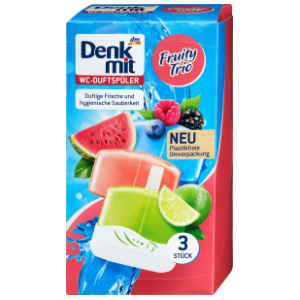 WC osvježivač DENKMIT fruity trio 3kom slide slika