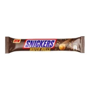 Čokoladica SNICKERS Wafer rolls 24g slide slika